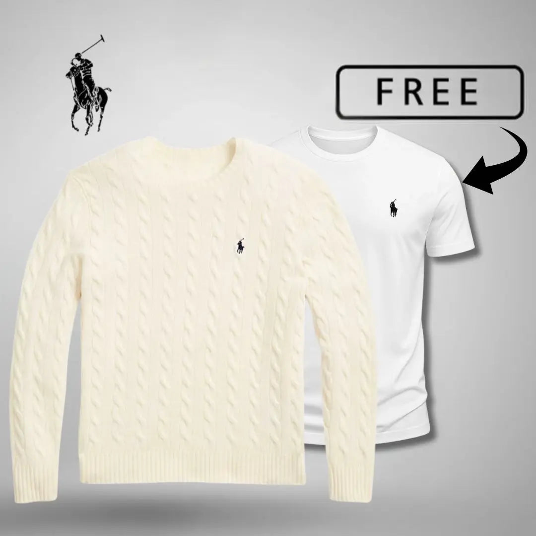Men's Premium Sweater™ + Free T-Shirt 🎁