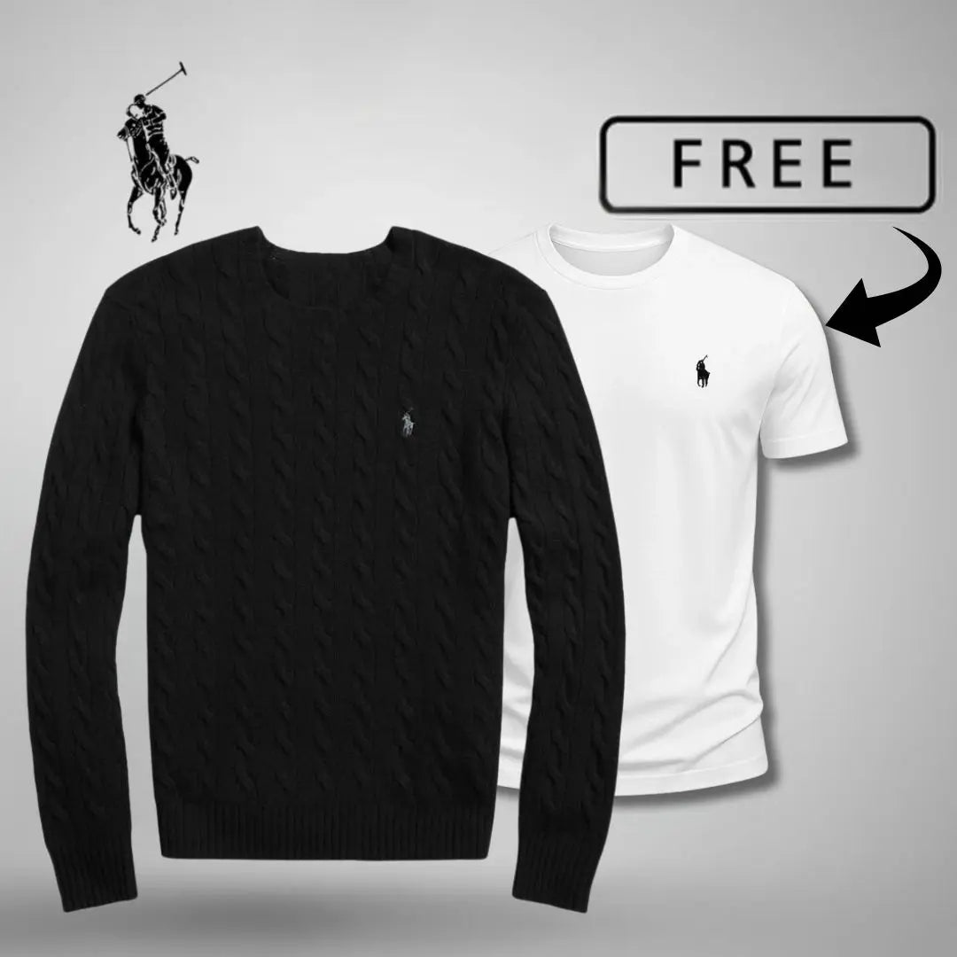 Men's Premium Sweater™ + Free T-Shirt 🎁