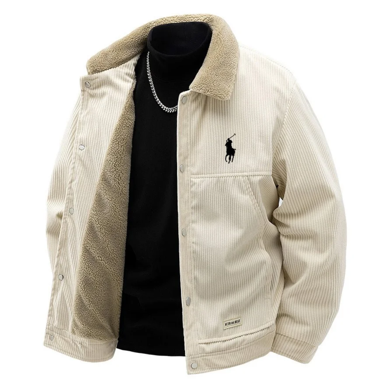 Men's Premium Corduroy Sherpa Lined Jacket - Clearance Sale