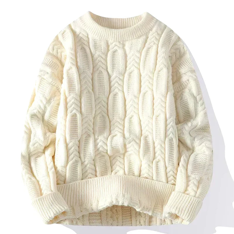 Pull en maille torsadée OLIVER