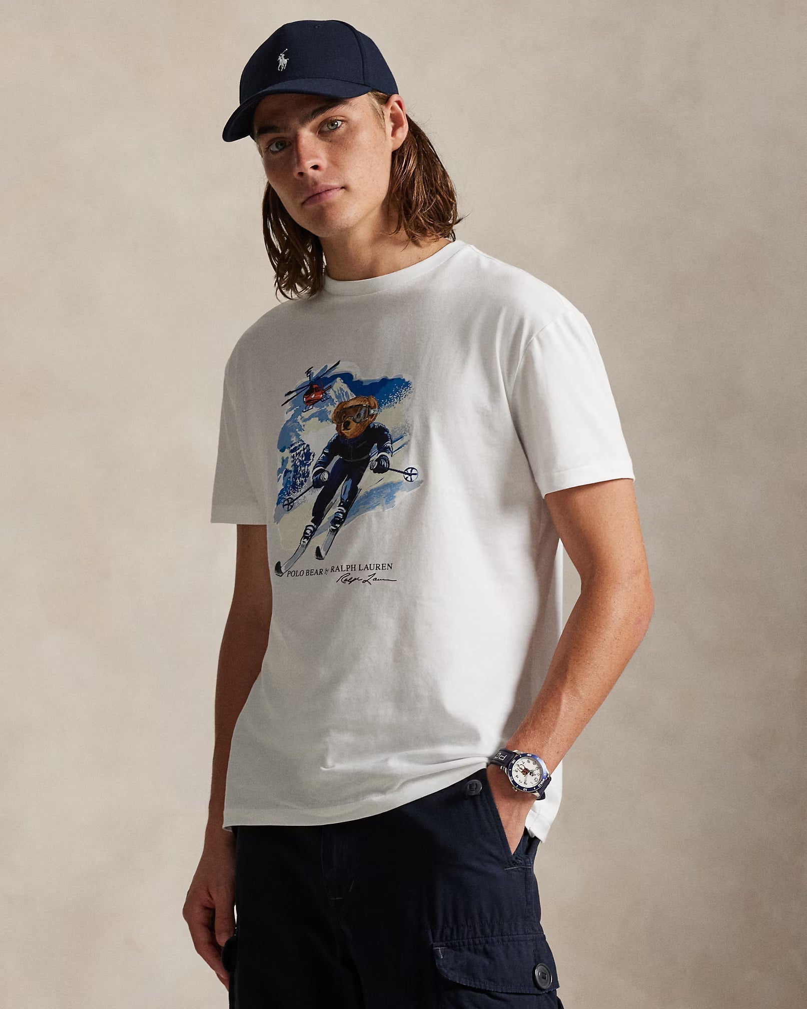 Men's Polo Bear Jersey T-Shirt Classic Fit
